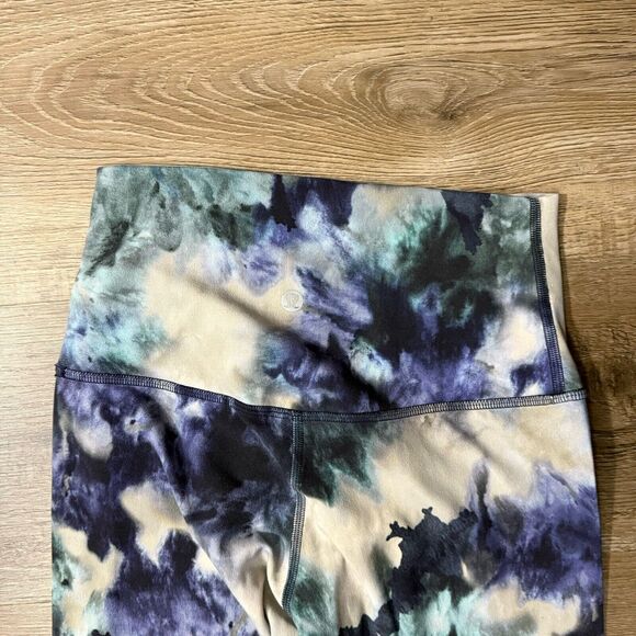 Lululemon Align High-Rise Crop Meteor Wash Print Multi Size 4 - Picture 7 of 9